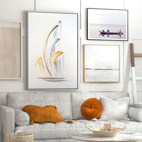 Sweeping Sails I - Art Canvas Vertuu
