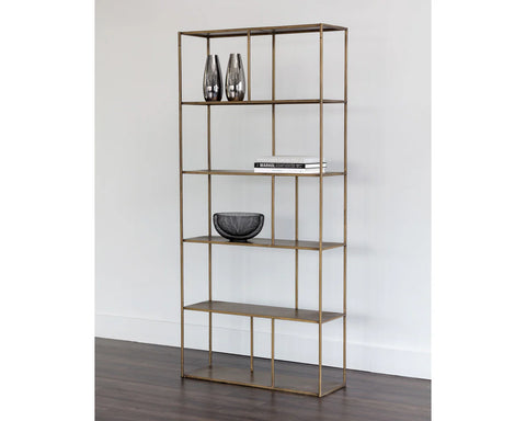Eiffel Large Antique Brass - Bookcase Sunpan