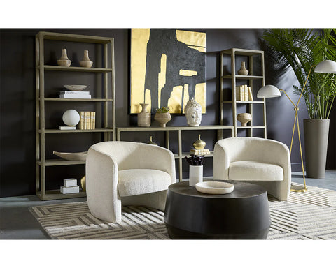 Creed Small Gunmetal - Coffee Table Sunpan