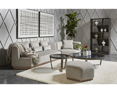 Jude Charcoal Grey - Bookcase Sunpan