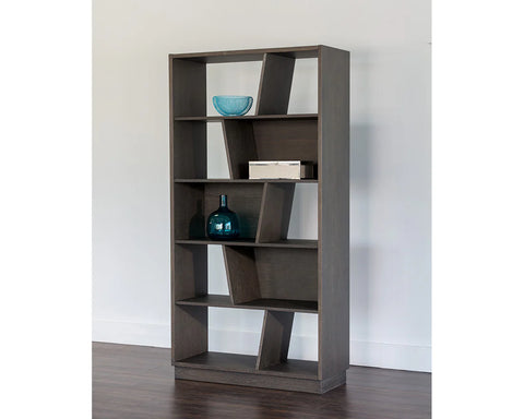 Jude Charcoal Grey - Bookcase Sunpan