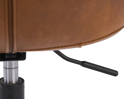 Arabella Swivel Cognac - Office Chair Sunpan