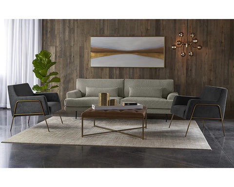 Cybil Grey - Accent Chair Sunpan