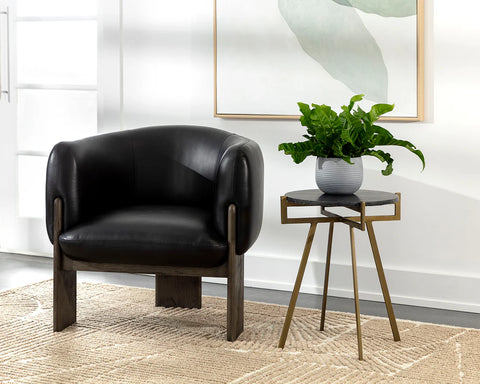 Anak Black - End Table Sunpan