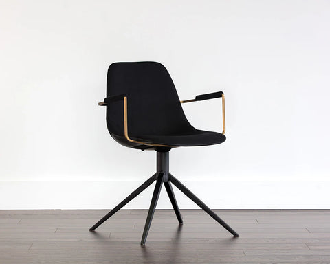 Cassius Black - Office Chair Sunpan
