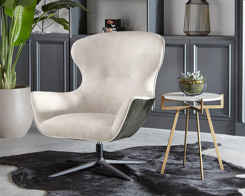 Anak White - End Table Sunpan