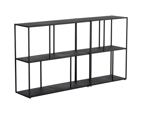 Eiffel Low Small Black - Bookcase Sunpan