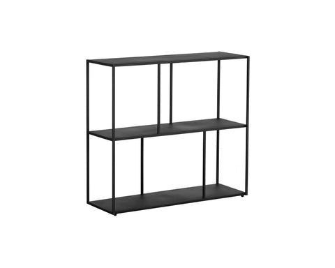 Eiffel Low Medium Black - Bookcase Sunpan