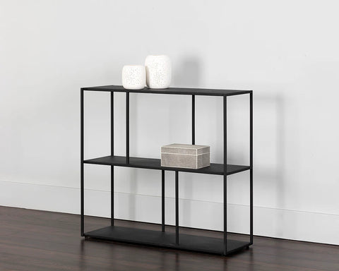 Eiffel Low Medium Black - Bookcase Sunpan