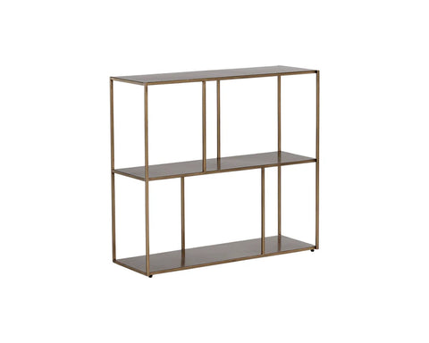 Eiffel Low Medium Antique Brass - Bookcase Sunpan