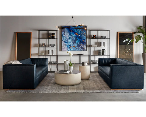 Eiffel Low Large Black - Bookcase Sunpan