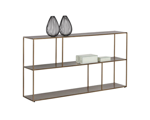 Eiffel Low Large Antique Brass - Bookcase Sunpan