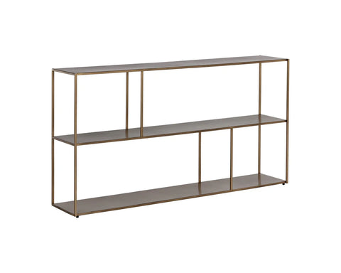Eiffel Low Large Antique Brass - Bookcase Sunpan