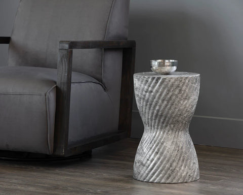 Cara Grey - End Table Sunpan