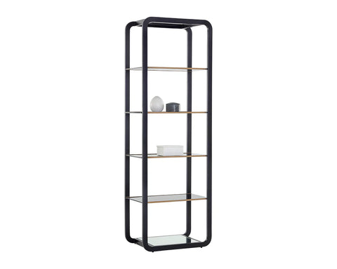 Ambretta Black Small - Bookcase Sunpan