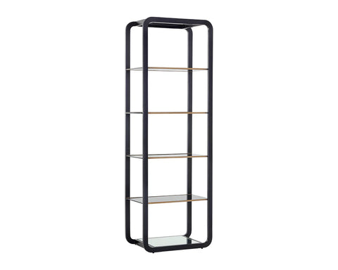 Ambretta Black Small - Bookcase Sunpan