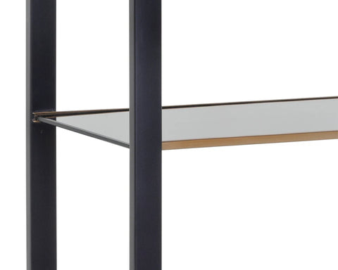 Ambretta Black Small - Bookcase Sunpan