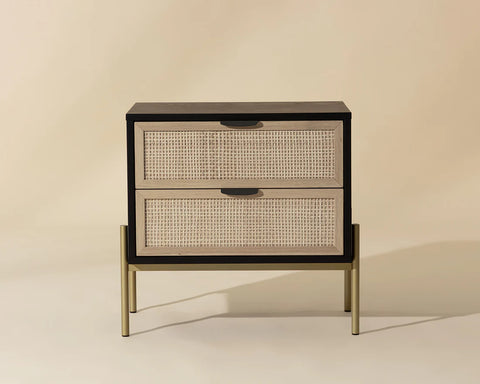 Avida Black - Nightstand Sunpan