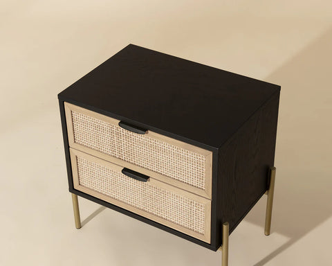 Avida Black - Nightstand Sunpan