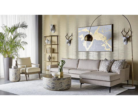 Diaz Marble Look - Coffee Table Sunpan