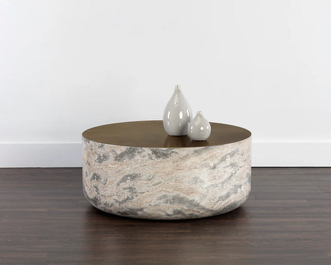 Diaz Marble Look - Coffee Table Sunpan