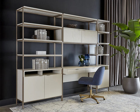 Ambrose Modular Desk Cream - Desk Sunpan