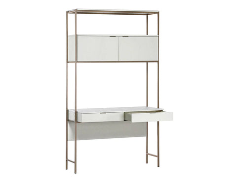 Ambrose Modular Desk Cream - Desk Sunpan