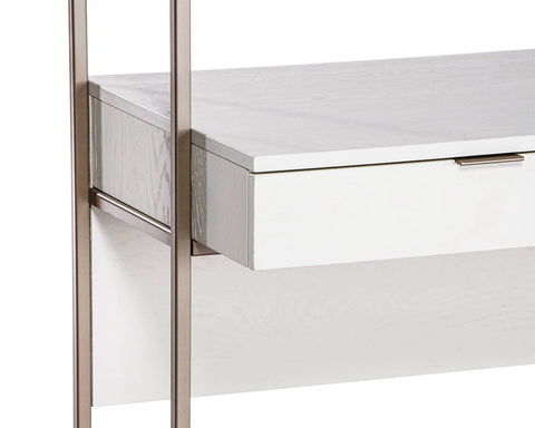 Ambrose Modular Desk Cream - Desk Sunpan