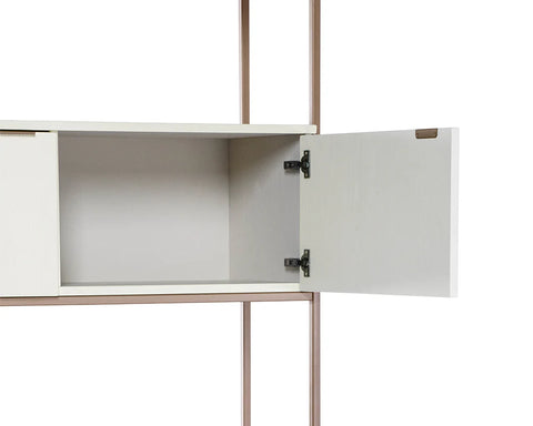 Ambrose Modular Desk Cream - Desk Sunpan