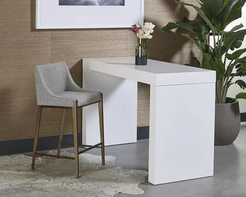Dionne Pebble - Counter Chair Sunpan