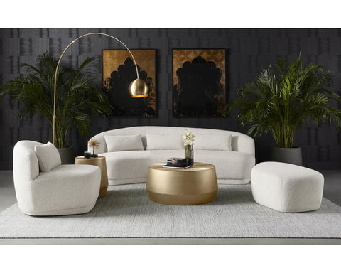 Creed Small Gold- Coffee Table Sunpan