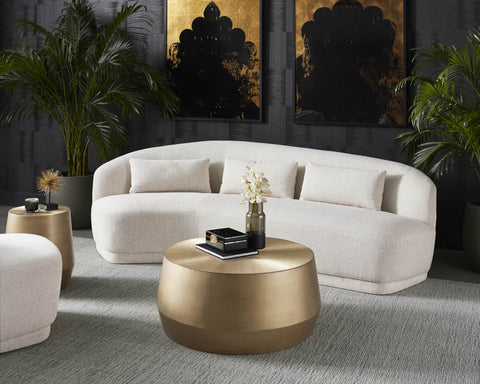Creed Small Gold- Coffee Table Sunpan