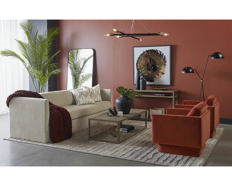 Everton Rust- Accent Chair Sunpan