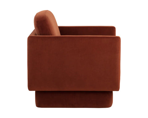 Everton Rust- Accent Chair Sunpan