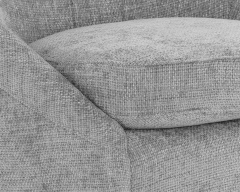 Bliss Grey Swivel - Accent Chair Sunpan