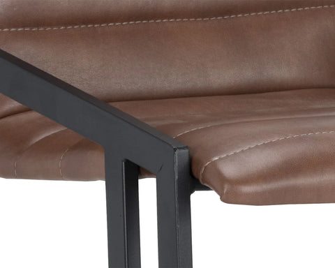Webber Cognac - Counter Chair Sunpan (Set Of Two)