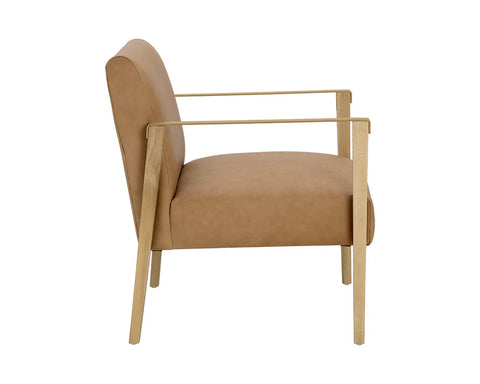 Earl Rustic Oak - Accent Chair Sunpan