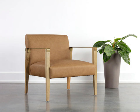 Earl Rustic Oak - Accent Chair Sunpan