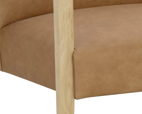 Earl Rustic Oak - Accent Chair Sunpan