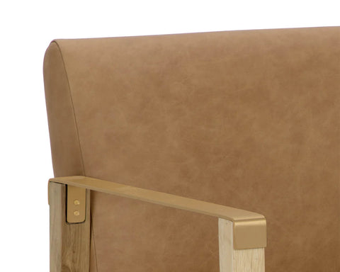 Earl Rustic Oak - Accent Chair Sunpan
