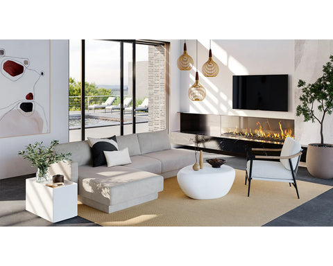 Corvo Small White - Coffee Table Sunpan