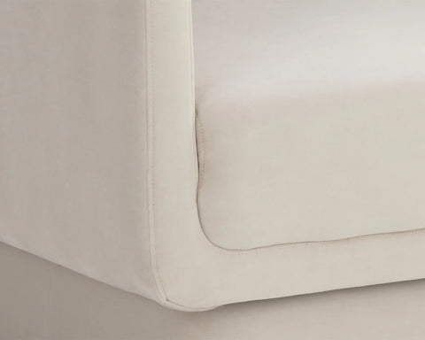 Everton Taupe - Accent Chair Sunpan