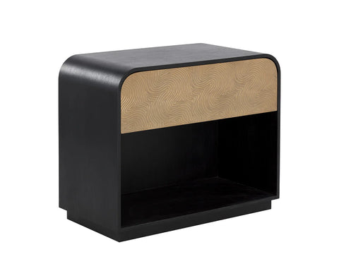 Algrave Black- Nightstand Sunpan