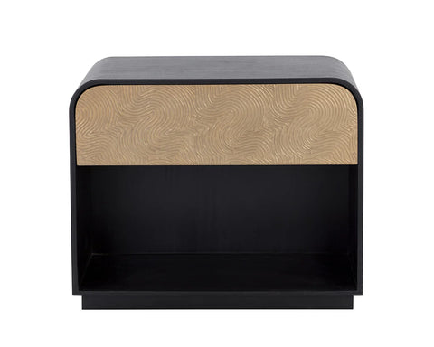 Algrave Black- Nightstand Sunpan