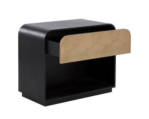 Algrave Black- Nightstand Sunpan