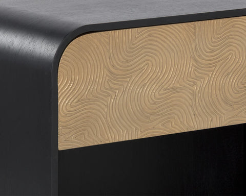 Algrave Black- Nightstand Sunpan
