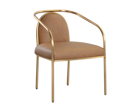 Cicero Cognac - Dining Chair Sunpan
