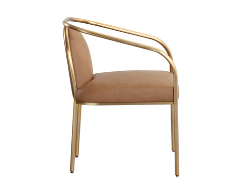 Cicero Cognac - Dining Chair Sunpan