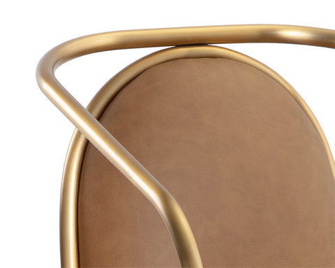Cicero Cognac - Dining Chair Sunpan
