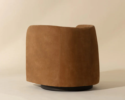 Emilie Caramel Swivel - Accent Chair Sunpan